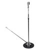 Pyle Classic Retro Vintage Style Microphone & Swing Stand, Silver Style PDMICR70SL